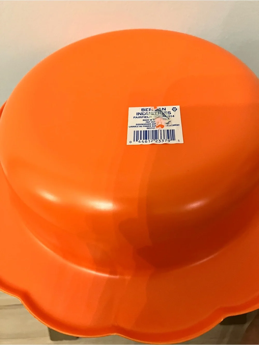 Vintage vibrant Halloween bowl